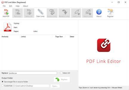 Portable PDF Link Editor Pro 2.4